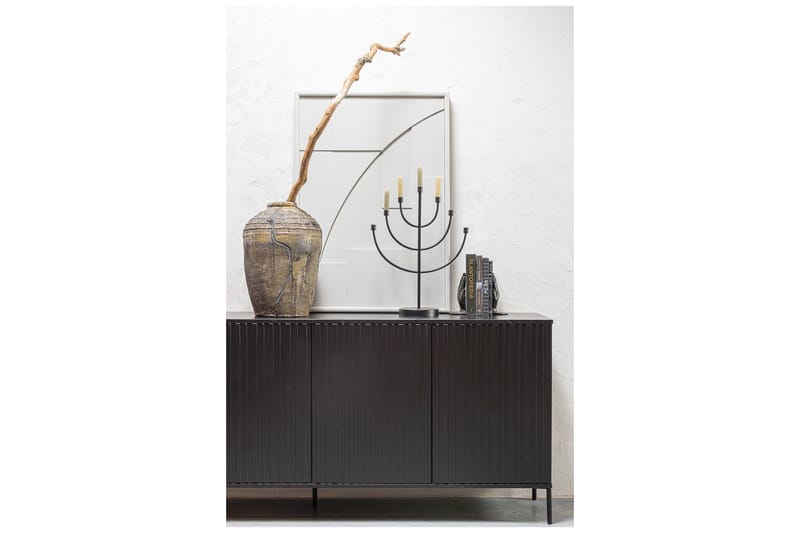Sideboard & skänk Hemlinge Sideboard 44x200 cm Svart - Förvaring - Förvaringsmöbler - Skänkar & sideboards