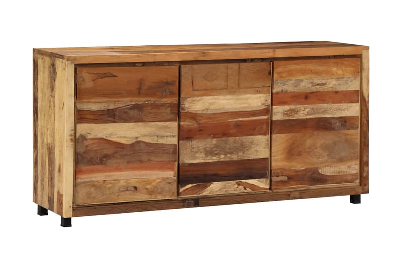 Sidoskåp 160x38x79 cm massivt återvunnet trä - Brun - Skänkar & sideboards