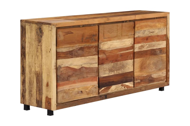 Sidoskåp 160x38x79 cm massivt återvunnet trä - Brun - Skänkar & sideboards