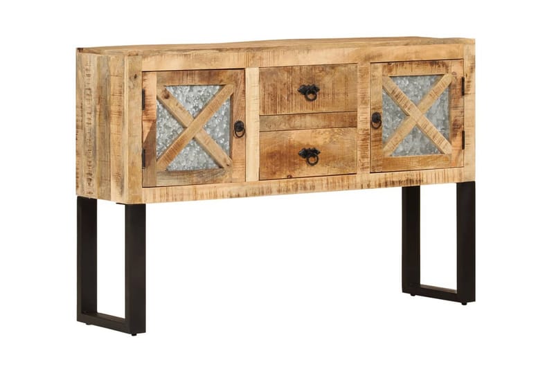 Skänk 110x30x74 cm grovt mangoträ - Brun - Skänkar & sideboards