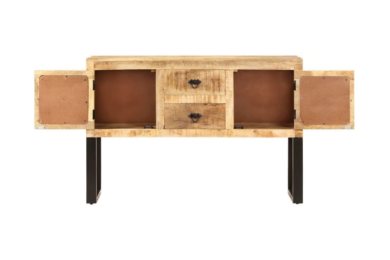 Skänk 110x30x74 cm grovt mangoträ - Brun - Skänkar & sideboards