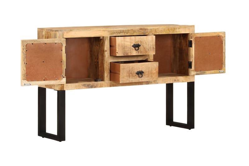 Skänk 110x30x74 cm grovt mangoträ - Brun - Skänkar & sideboards