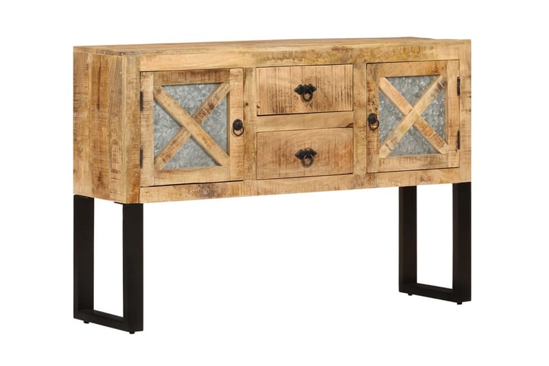 Skänk 110x30x74 cm grovt mangoträ - Brun - Förvaring - Förvaringsmöbler - Skänkar & sideboards