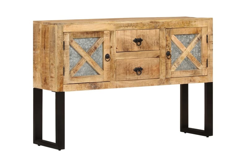 Skänk 110x30x74 cm grovt mangoträ - Brun - Skänkar & sideboards