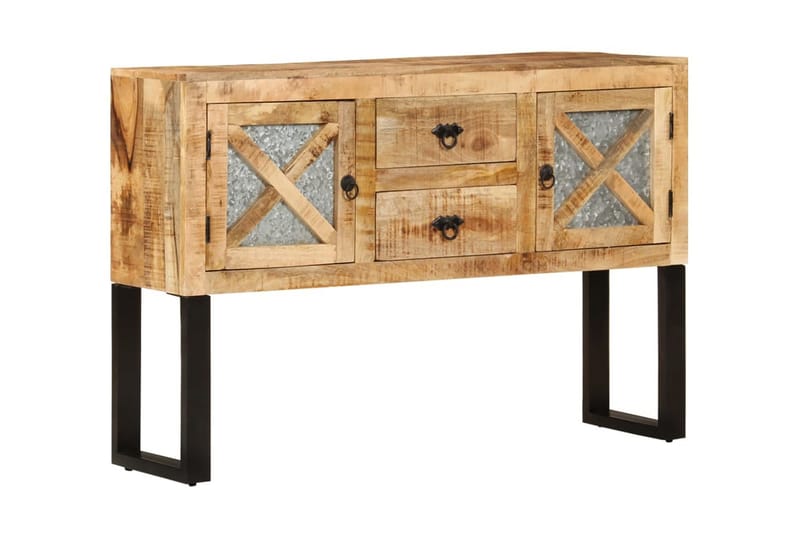 Skänk 110x30x74 cm grovt mangoträ - Brun - Skänkar & sideboards