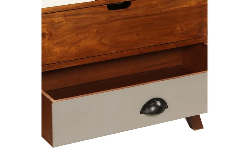 Skänk 115x35x86 cm massivt akaciaträ - Flerfärgad - Skänkar & sideboards