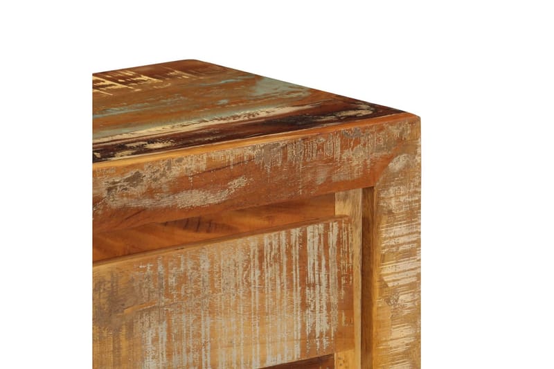 Skänk 120x30x75 cm massivt återvunnet trä - Flerfärgad - Förvaring - Förvaringsmöbler - Skänkar & sideboards