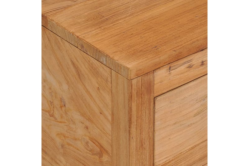 Skänk 125x30x75 cm massiv teak - Brun - Förvaring - Förvaringsmöbler - Skänkar & sideboards