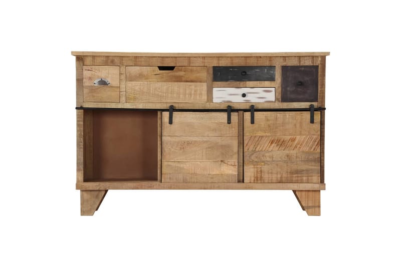 Skänk 140x38x90 cm massivt mangoträ - Brun - Skänkar & sideboards