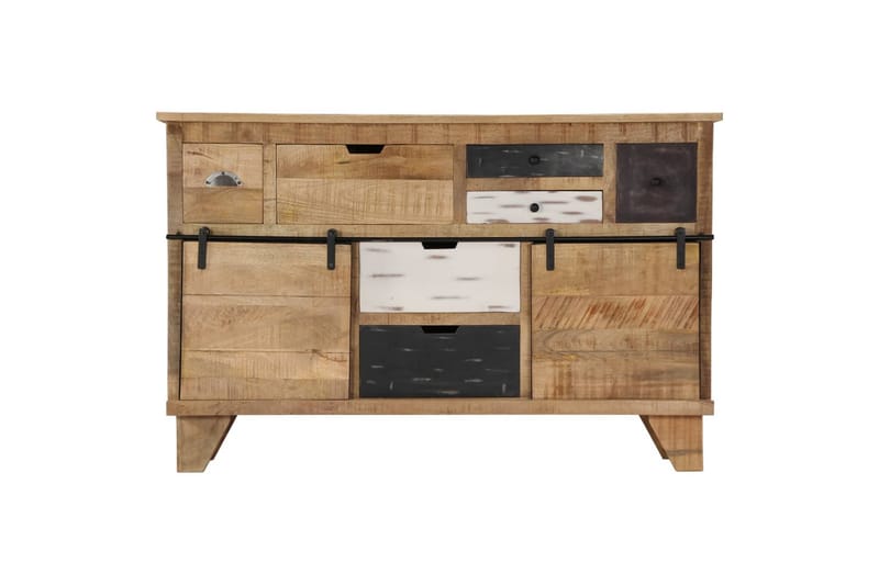 Skänk 140x38x90 cm massivt mangoträ - Brun - Skänkar & sideboards