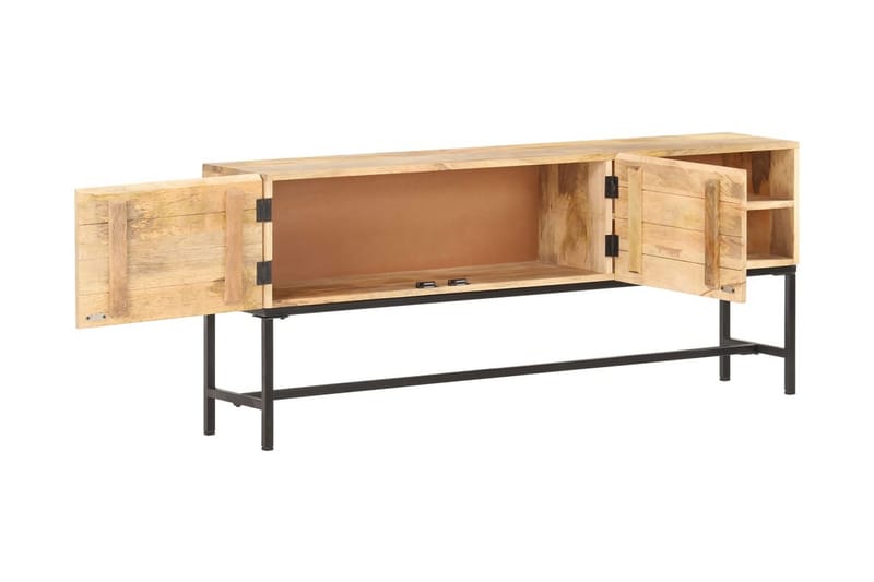 Skänk 145x30x60 cm massivt mangoträ - Brun - Skänkar & sideboards