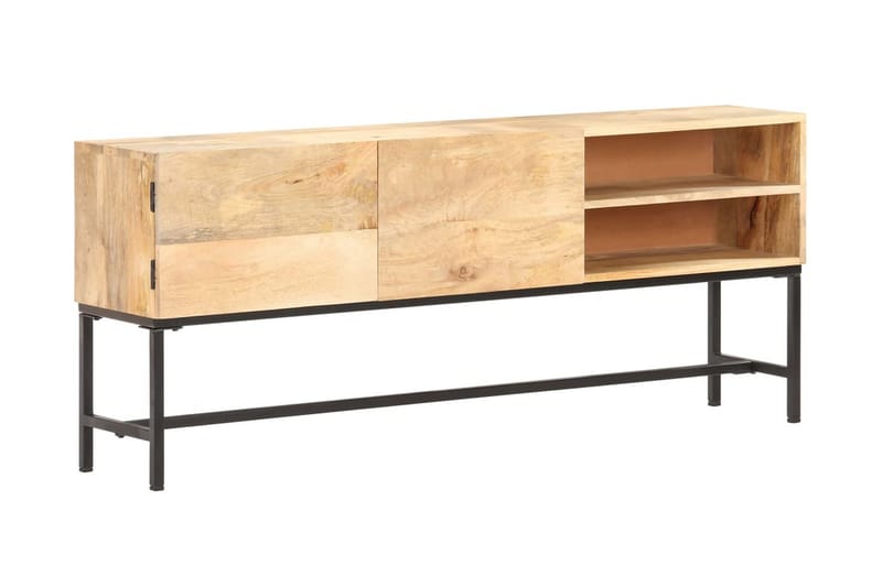 Skänk 145x30x60 cm massivt mangoträ - Brun - Skänkar & sideboards