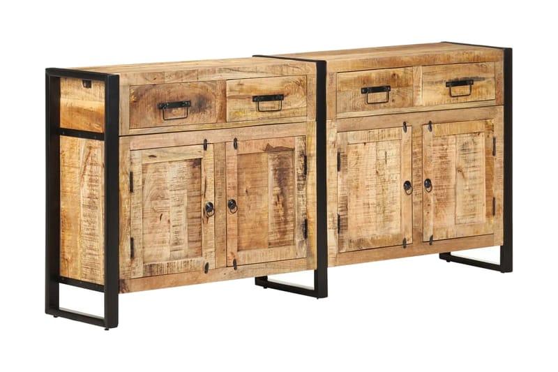 Skänk 172x35x80 cm massivt mangoträ - Brun - Skänkar & sideboards