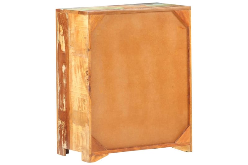 Skänk 59x33x75 cm massivt återvunnet trä - Flerfärgad - Skänkar & sideboards