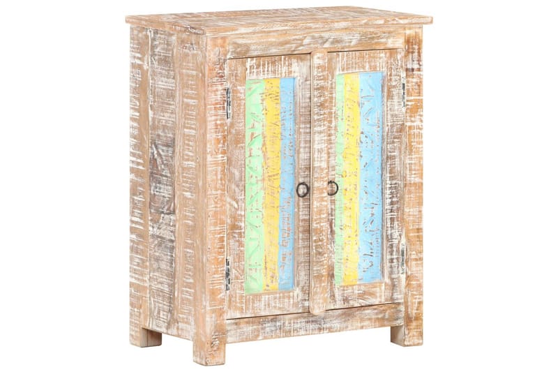 Skänk 61x35x76 cm grovt akaciaträ - Flerfärgad - Förvaring - Förvaringsmöbler - Sk�änkar & sideboards