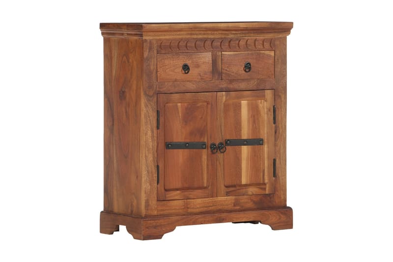 Skänk 63x30x75 cm massivt akaciaträ - Brun - Förvaring - Förvaringsmöbler - Skänkar & sideboards