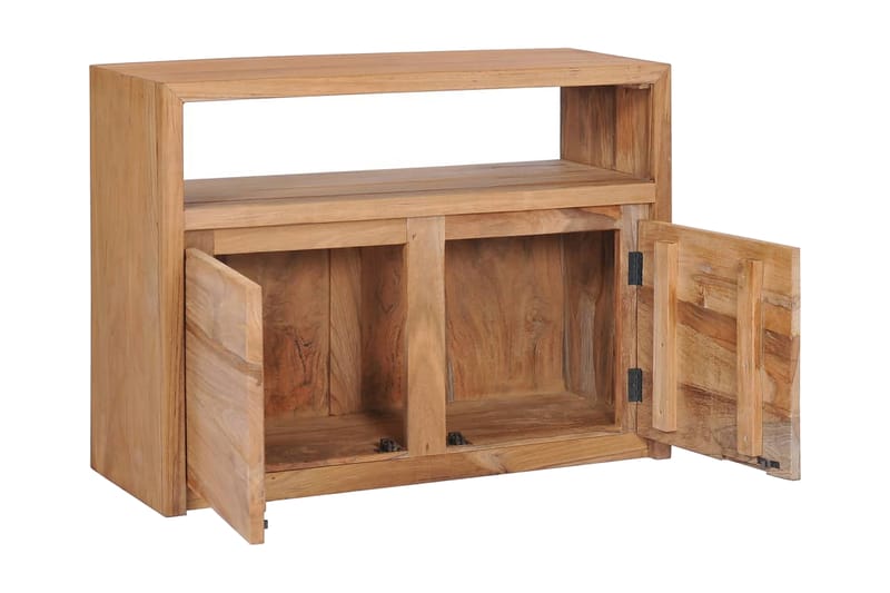 Skänk 80x30x60 cm massiv teak - Brun - Förvaring - Förvaringsmöbler - Skänkar & sideboards
