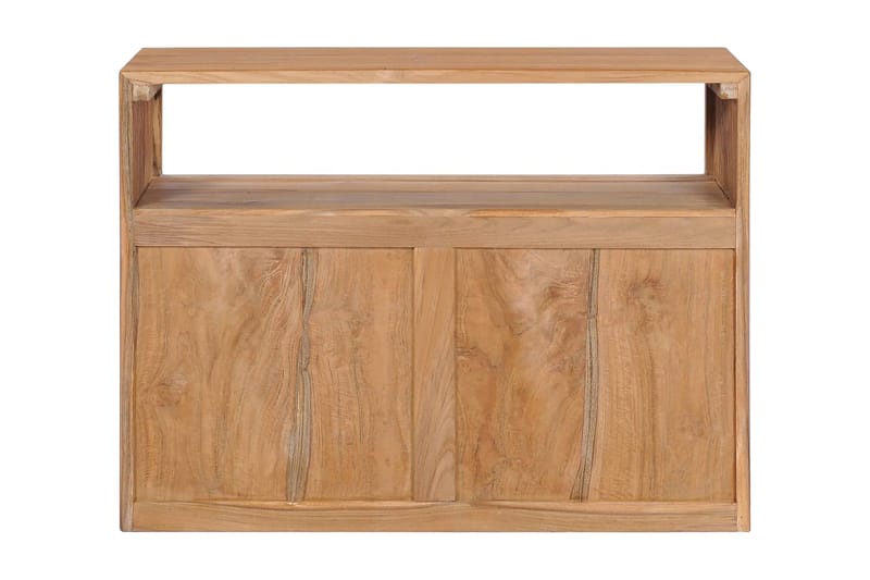 Skänk 80x30x60 cm massiv teak - Brun - Skänkar & sideboards