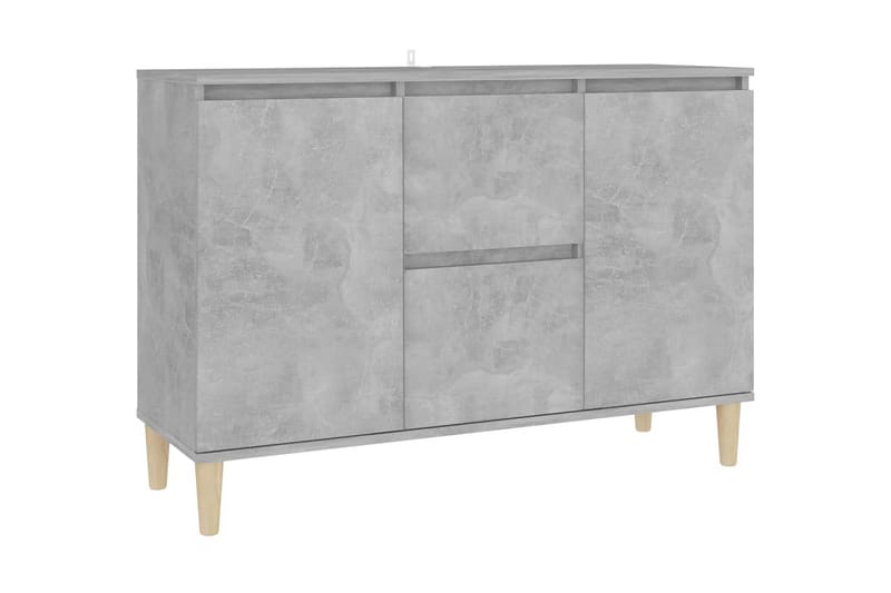 Skänk betonggrå 103,5x35x70 cm spånskiva - Grå - Skänkar & sideboards