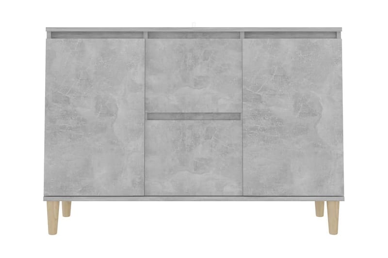 Skänk betonggrå 103,5x35x70 cm spånskiva - Grå - Skänkar & sideboards