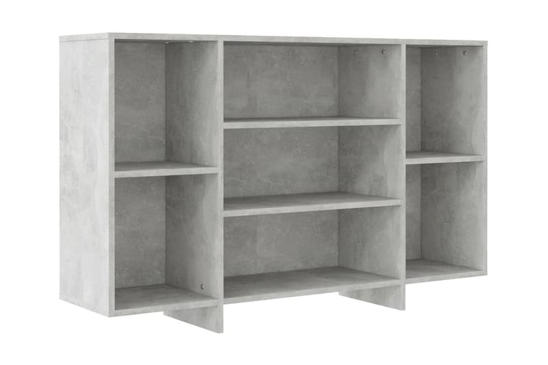 Skänk betonggrå 120x30x75 cm spånskiva - Grå - Förvaring - Förvaringsmöbler - Skänkar & sideboards
