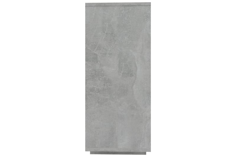 Skänk betonggrå 120x30x75 cm spånskiva - Grå - Förvaring - Förvaringsmöbler - Skänkar & sideboards