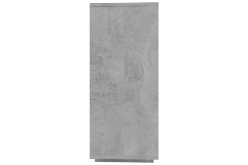 Skänk betonggrå 120x30x75 cm spånskiva - Grå - Skänkar & sideboards