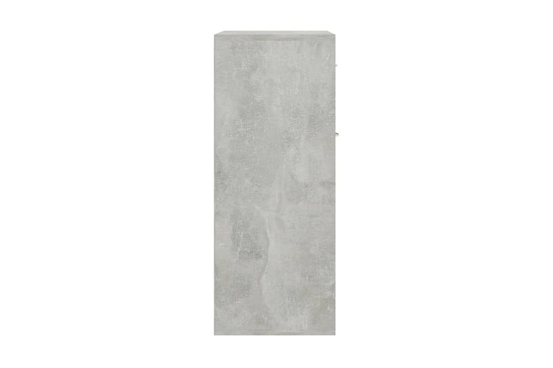 Skänk betonggrå 60x30x75 cm spånskiva - Grå - Skänkar & sideboards