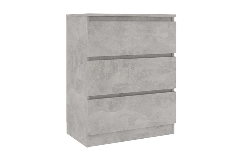 Skänk betonggrå 60x33,5x76 cm spånskiva - Grå - Förvaring - Förvaringsmöbler - Skänkar & sideboards