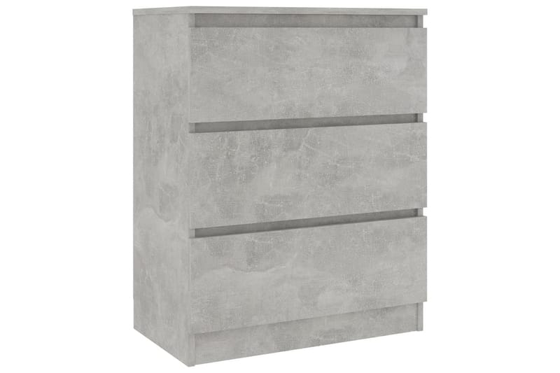 Skänk betonggrå 60x33,5x76 cm spånskiva - Grå - Förvaring - Förvaringsmöbler - Skänkar & sideboards