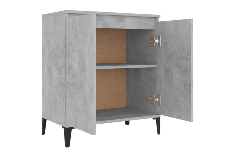 Skänk betonggrå 60x35x70 cm spånskiva - Betonggrå - Förvaring - Förvaringsmöbler - Skänkar & sideboards