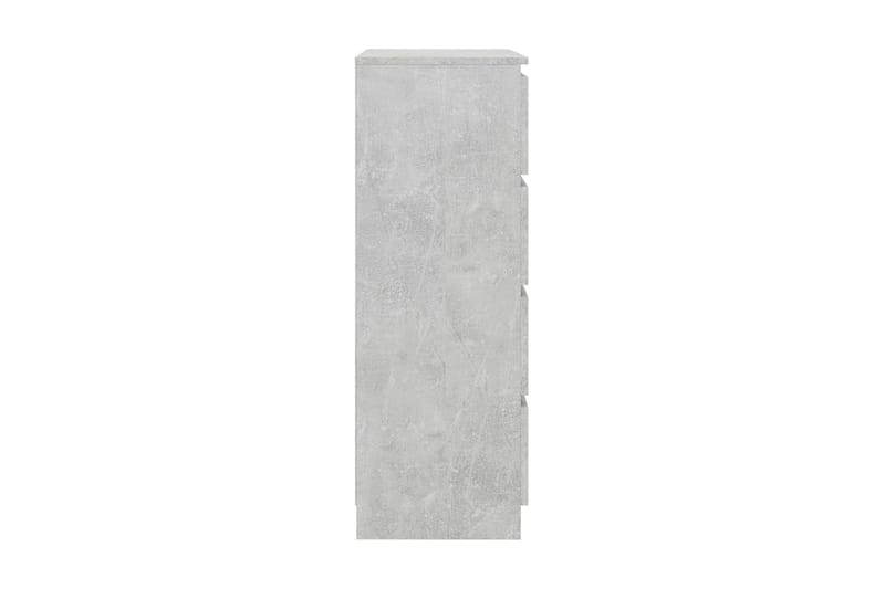 Skänk betonggrå 60x35x98,5 cm spånskiva - Grå - Skänkar & sideboards