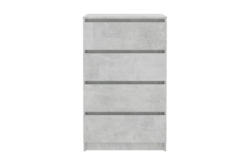 Skänk betonggrå 60x35x98,5 cm spånskiva - Grå - Förvaring - Förvaringsmöbler - Skänkar & sideboards