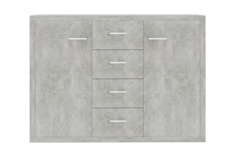 Skänk betonggrå 88x30x65 cm spånskiva - Grå - Förvaring - Förvaringsmöbler - Skänkar & sideboards