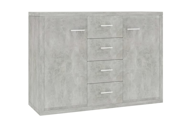 Skänk betonggrå 88x30x65 cm spånskiva - Grå - Skänkar & sideboards