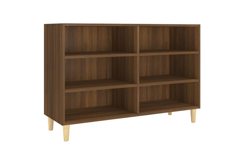 Skänk brun ek 103,5x35x70 cm spånskiva - Brun - Förvaring - Förvaringsmöbler - Skänkar & sideboards