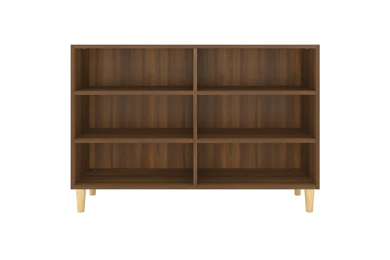 Skänk brun ek 103,5x35x70 cm spånskiva - Brun - Förvaring - Förvaringsmöbler - Skänkar & sideboards