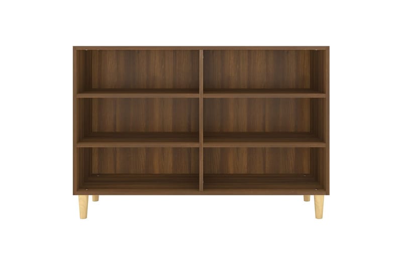 Skänk brun ek 103,5x35x70 cm spånskiva - Brun - Skänkar & sideboards