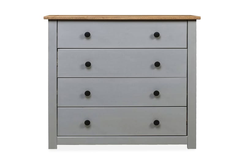 Skänk grå 80x40x73 cm furu Panama - Grå - Förvaring - Förvaringsmöbler - Skänkar & sideboards