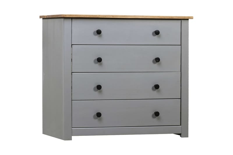 Skänk grå 80x40x73 cm furu Panama - Grå - Skänkar & sideboards