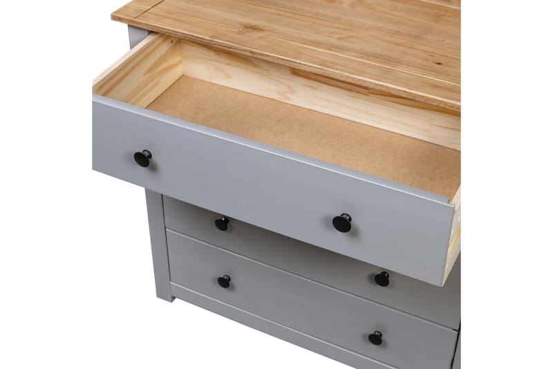 Skänk grå 80x40x73 cm furu Panama - Grå - Förvaring - Förvaringsmöbler - Skänkar & sideboards