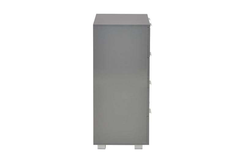 Skänk högglans gr�å 60x35x80 cm spånskiva - Grå - Förvaring - Förvaringsmöbler - Skänkar & sideboards