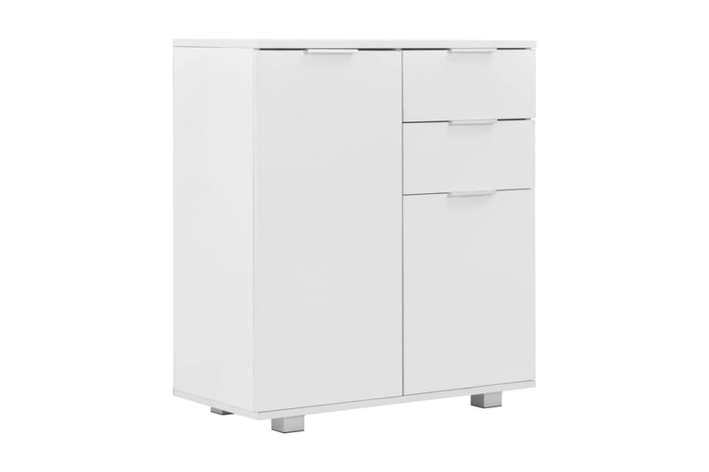 Skänk högglans vit 71x35x76 cm spånskiva - Vit - Skänkar & sideboards