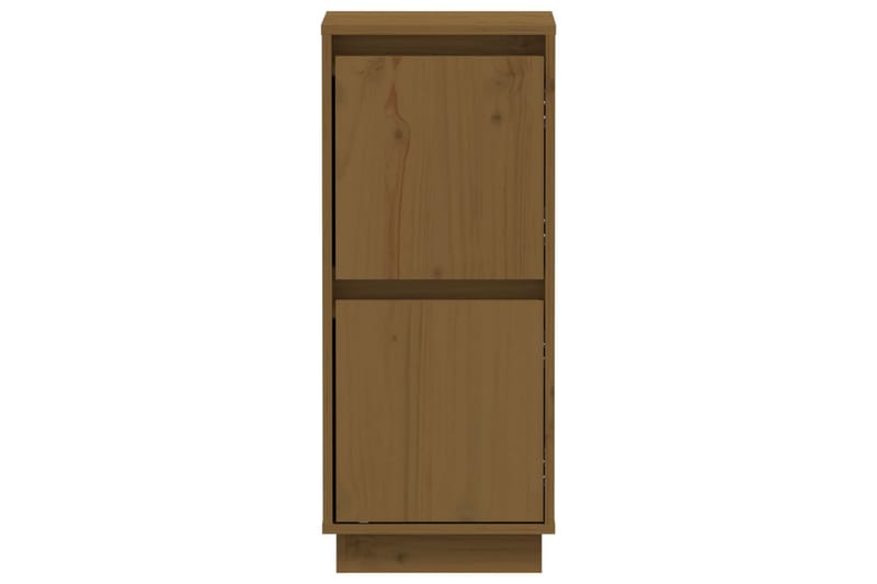 Skänk honungsbrun 31,5x34x75 cm massiv furu - Brun - Skänkar & sideboards