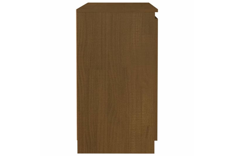 Skänk honungsbrun 60x36x65 cm massiv furu - Brun - Förvaring - Förvaringsmöbler - Skänkar & sideboards