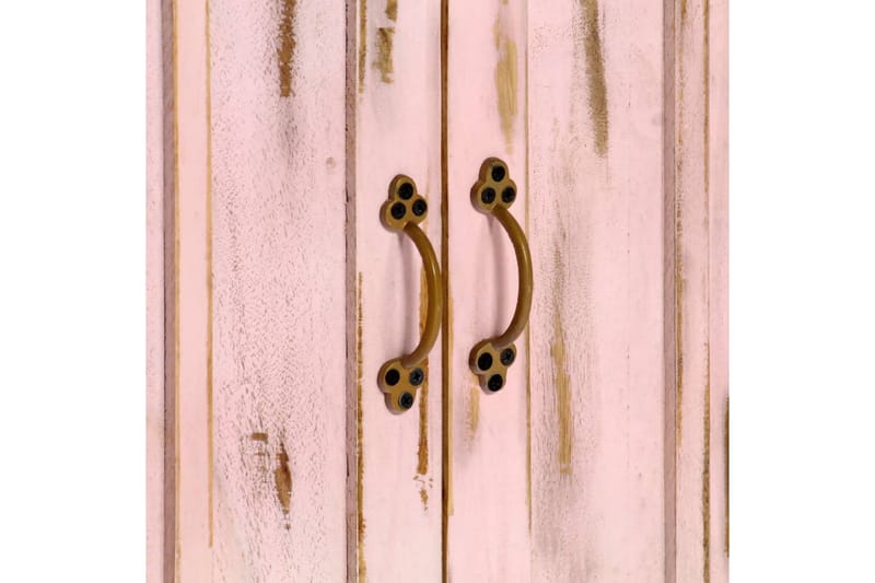 Skänk ljusrosa 110x35x70 cm massivt mangoträ - Rosa - Förvaring - Förvaringsmöbler - Skänkar & sideboards