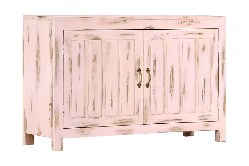 Skänk ljusrosa 110x35x70 cm massivt mangoträ - Rosa - Förvaring - Förvaringsmöbler - Skänkar & sideboards