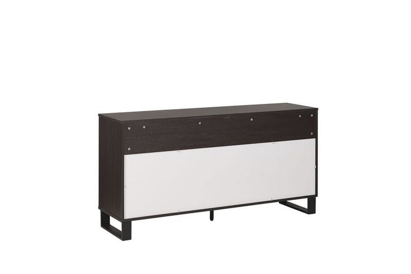 Skänk ljusträ/svart ELDA - Trä/natur - Förvaring - Förvaringsmöbler - Skänkar & sideboards