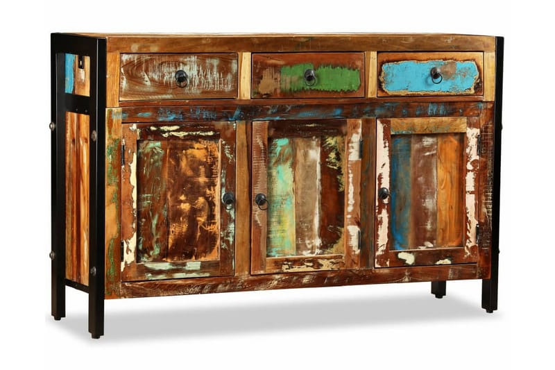 Skänk massivt återvunnet trä 120x35x76 cm - Brun - Förvaring - Förvaringsmöbler - Skänkar & sideboards