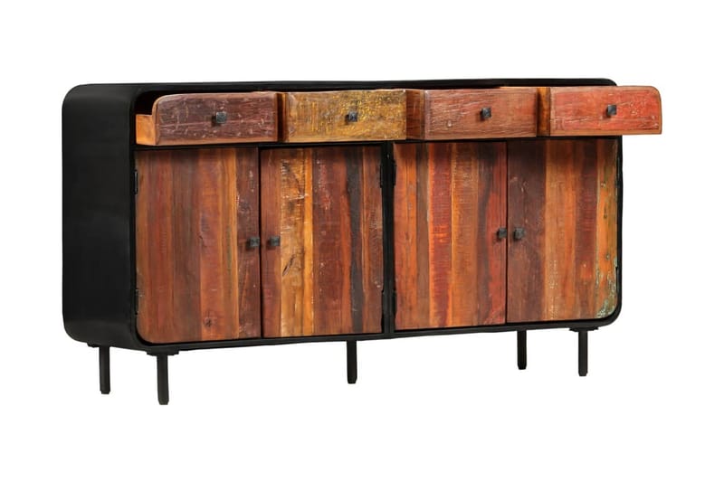 Skänk massivt återvunnet trä 140x35x76 cm - Brun - Förvaring - Förvaringsmöbler - Skänkar & sideboards